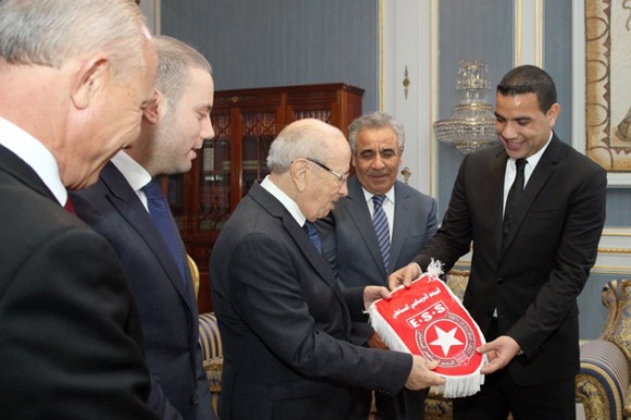 Coupe de la CAF 2015 - L'ESS brille au palais présidentiel 